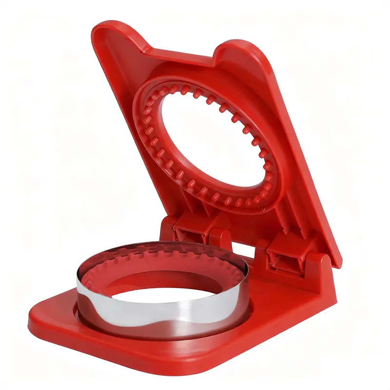 Crustless Sandwich Cutter And Sealer, Dual Function Press Tool To Trim Crusts And Seal Fillings, Practical Kitchen Gadget For Homemade Peanut Butter Jelly Sandwiches For Kids Daily Breakfast Meal Prep