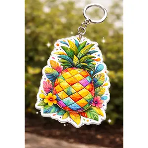 pineapple keychain