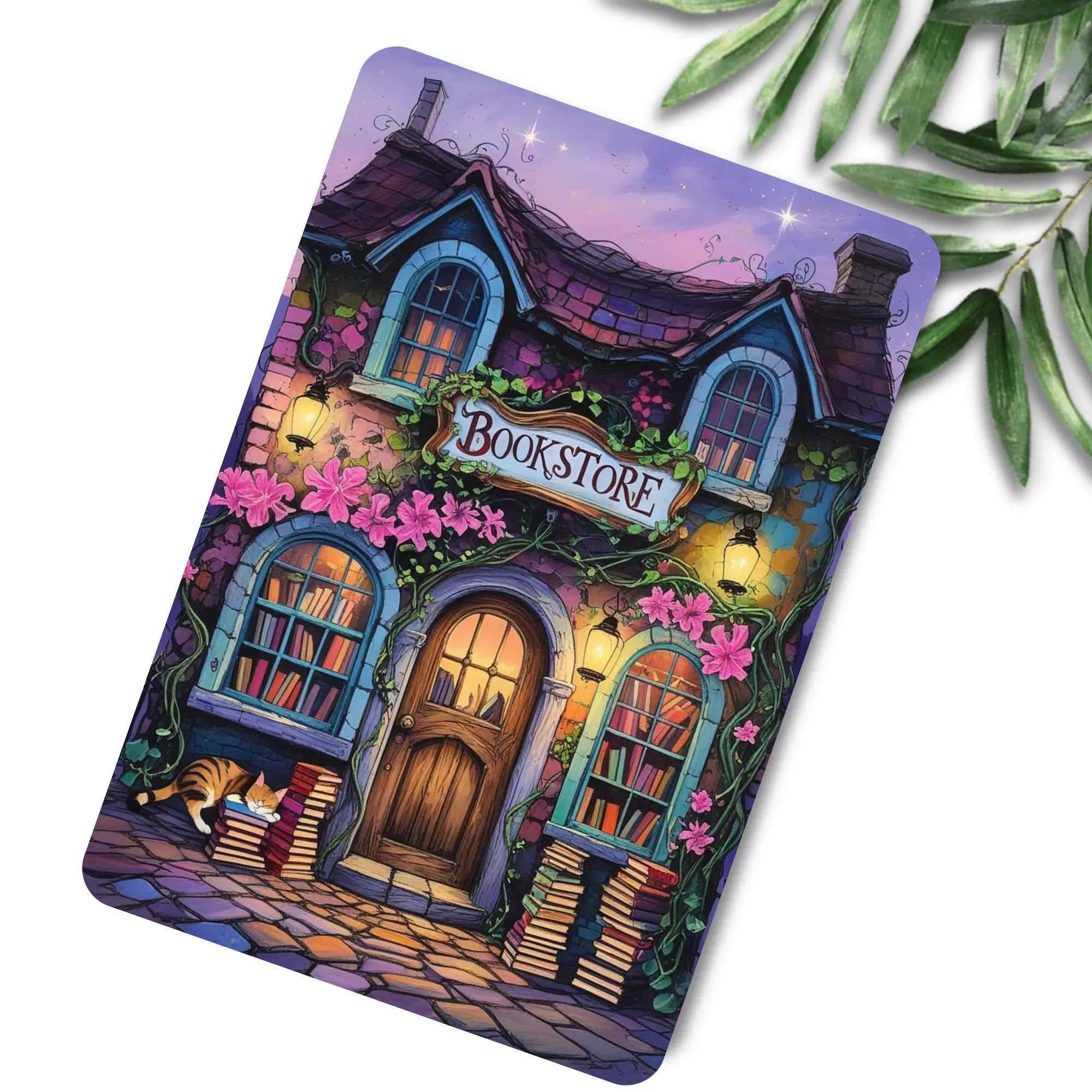 Whimsical Little Bookshop | Bookstore Insert for Clear Case