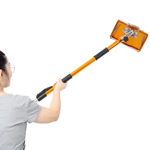 Adjustable Drywall Finishing Tool Plaster Box,With Extendable Handel,With 1PC Mudguard,for Plasterboard Wallboard Sheetrock