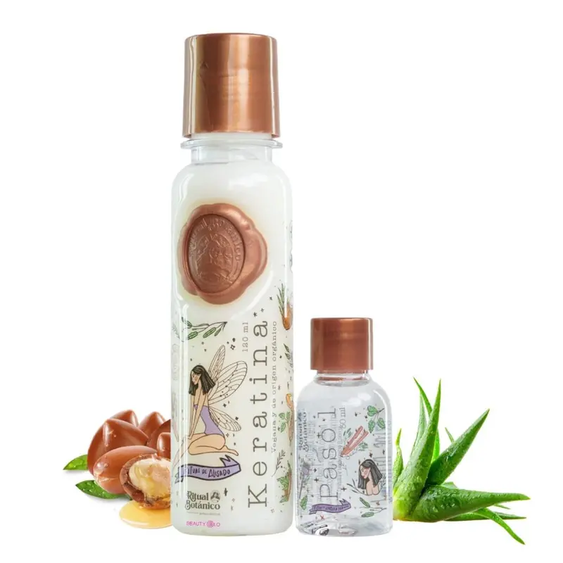 Ritual Botanico Organic Keratina Hair Relaxer 4 Oz/120 ml | 12 Oils & Amino Acids | Formaldehyde-Free