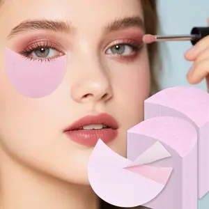 Self-adhesive Eye Makeup Pads, 10/30/50pcs Non-woven Fabric Sticky Eyeshadow Protection Stickers, Ideal for Professionals & Beginners