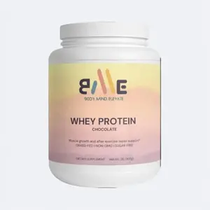 BMElevate Whey Protein (Chocolate Flavor) Muscle growth and after exercise repair support