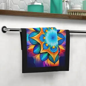Sacred Geometry Face Towel