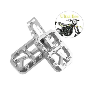 Foot Pegs for Surron Ultra Bee Colored Nail Foot Pedals Colored Nail Alloy Aluminum CNC Footpegs Pedals Rests Motorcycle Modified Accessories, Gift