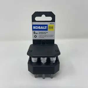 Kobalt 8 -Piece 1/4-in 3/8-in Drive Set Tamper-proof Torx Bit Driver Socket Set