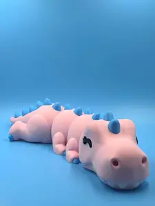 Cute Flexi T-Rex Dinosaur Articulated Wiggly Fidget – Kawaii Desk Buddy, Stress Relief Item, Ideal Gift for Toy Enthusiasts