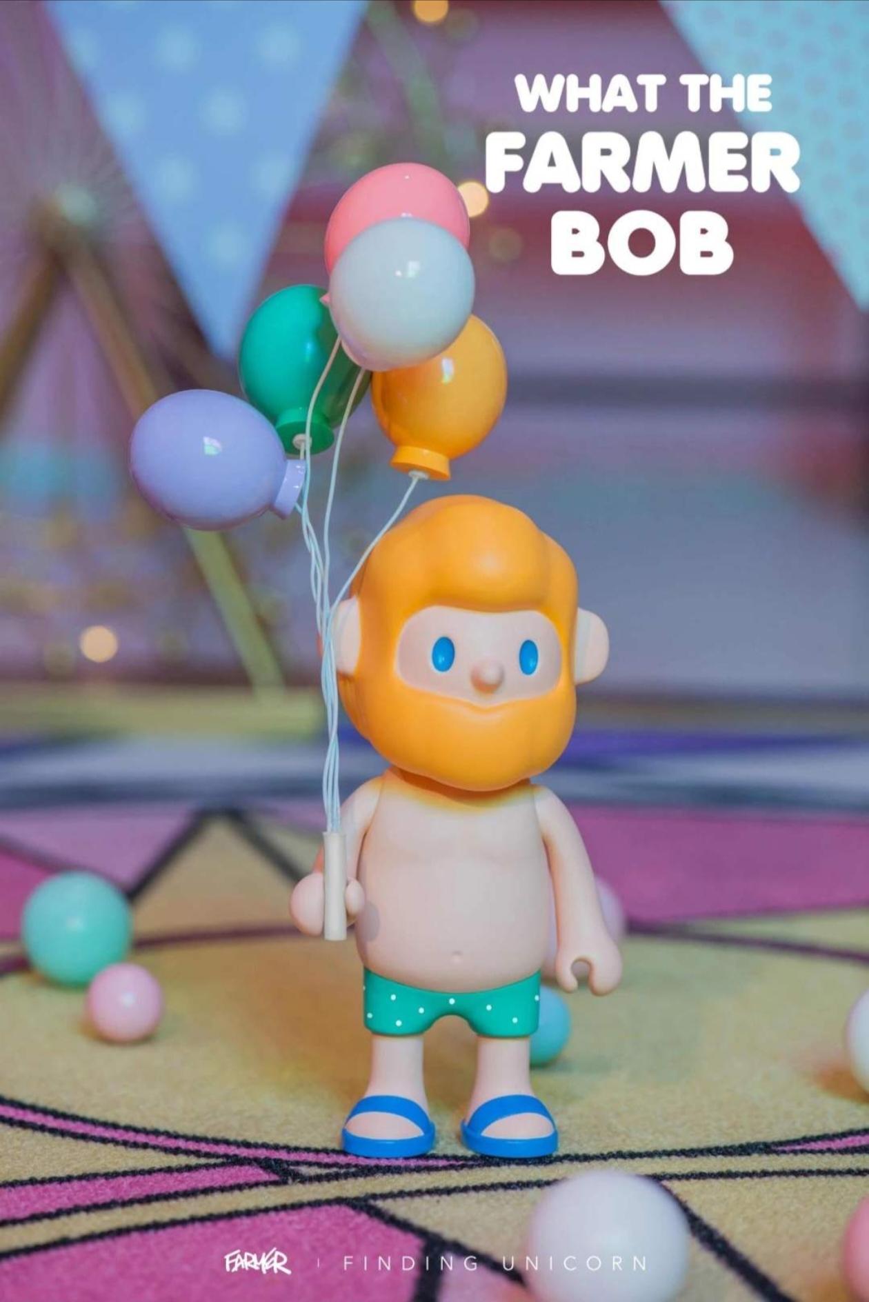 [FINDING UNICORN] 【Live Unboxing】200% FARMER BOB WHAT THE FARMER BOB Collection Figurine Toys for Modern Home Decor, Collectible Art Toy Cute Figures Desktop Ornament Collectible Toys Birthday Gifts