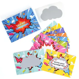 LULU DIY Scratch Offs 45 Pack Zig Zag Variety DIY Custom Reward Make Your Own Scratch-Offs Prizes for Teacher Supplies for The Classroom Motivational Scratch Cards for Students Appreciation Cards