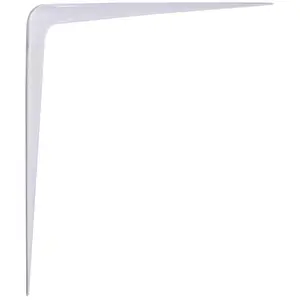 212 MAIN Flagged Type White Shelf Bracket, 8x10 in, Pack of 2, Sturdy Bracket with Wall Mounting Hardware for Sailing & Water Sports Use, Mounting Brackets