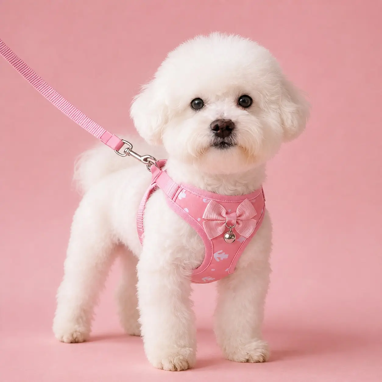 1 Set Walking Harness with Anchor Points, Ideal for Kittens and Small Dogs, Comfortable Pet Gear, Easy-To-Use Design, Perfect for Walks and Playtime