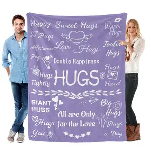Hug Blanket for Women Get Well Gifts for Comfort Care Cozy Soft Flannel Fleece Throw Thinking of You Care Package Get Well Soon Gift