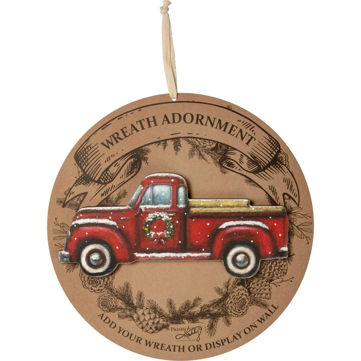 Truck Wreath Adornment