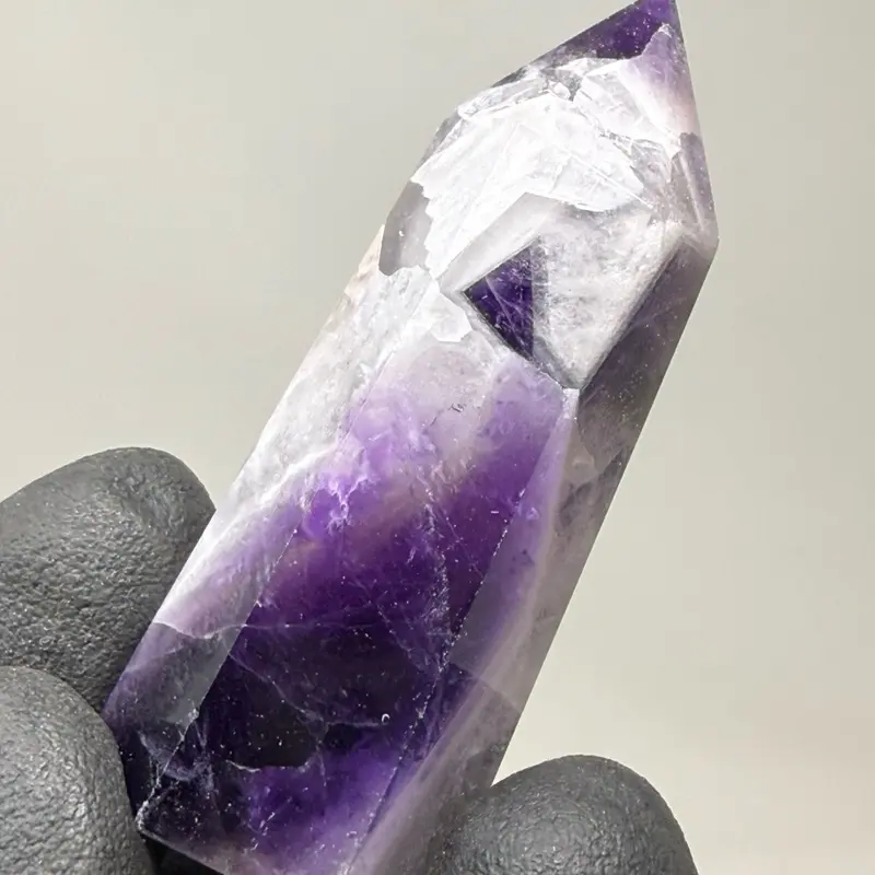 1.75” inch Amethyst Tower Specimen - Cut and Polished