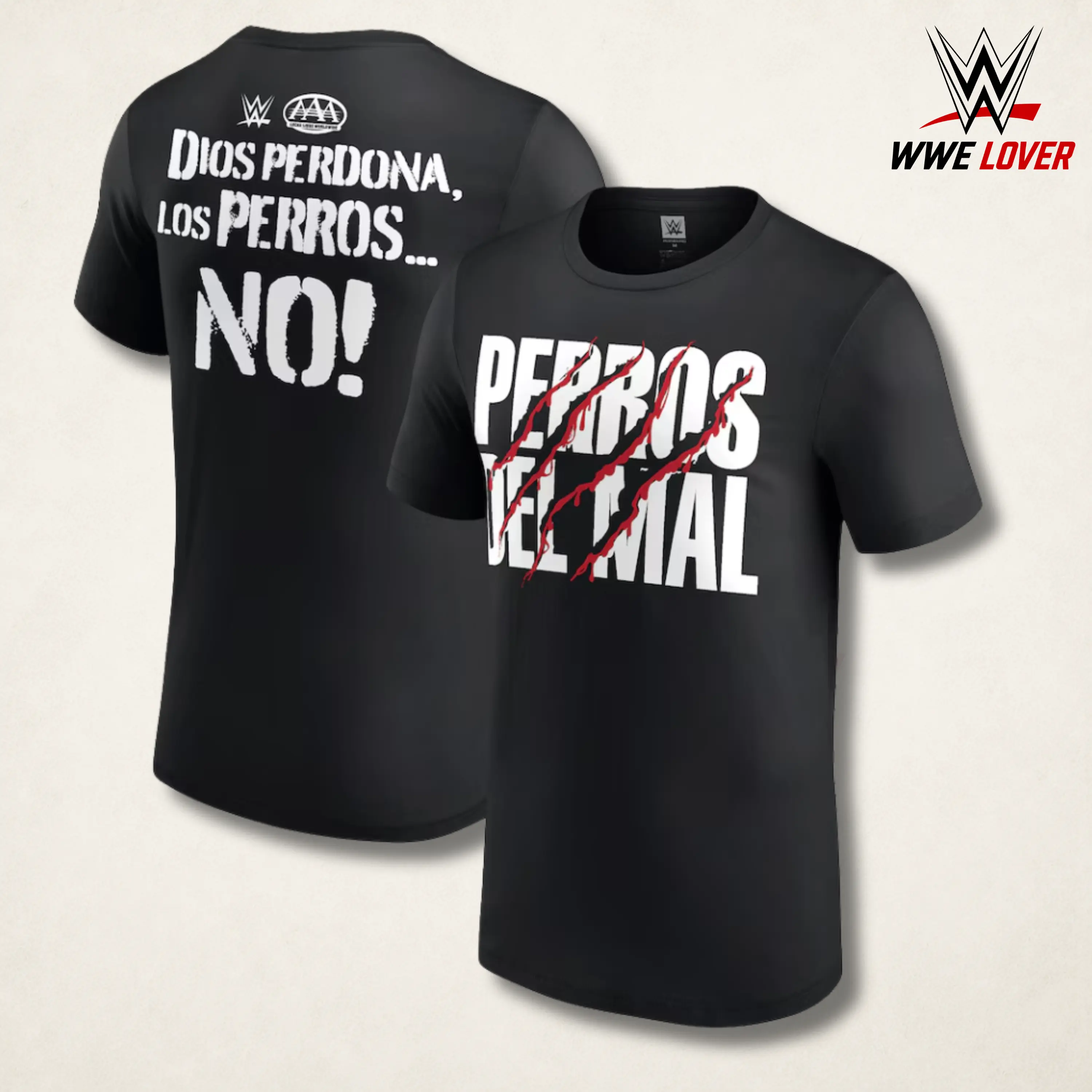 WWE Los Perros del Mal AAA Faction T-Shirt, Vintage Graphic Champion Tee – Y2K Premium Cotton Top Trendy Streetwear Unisex Wrestling Gift for Fans Made in USA