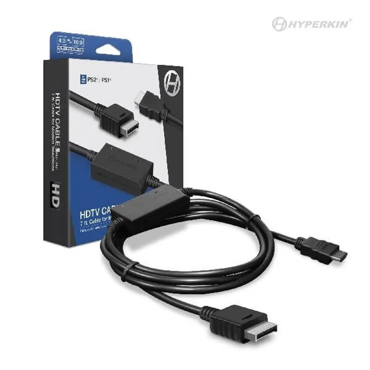 PS2 / PS1 HDMI Cable — 720p HD Adapter, 7 ft