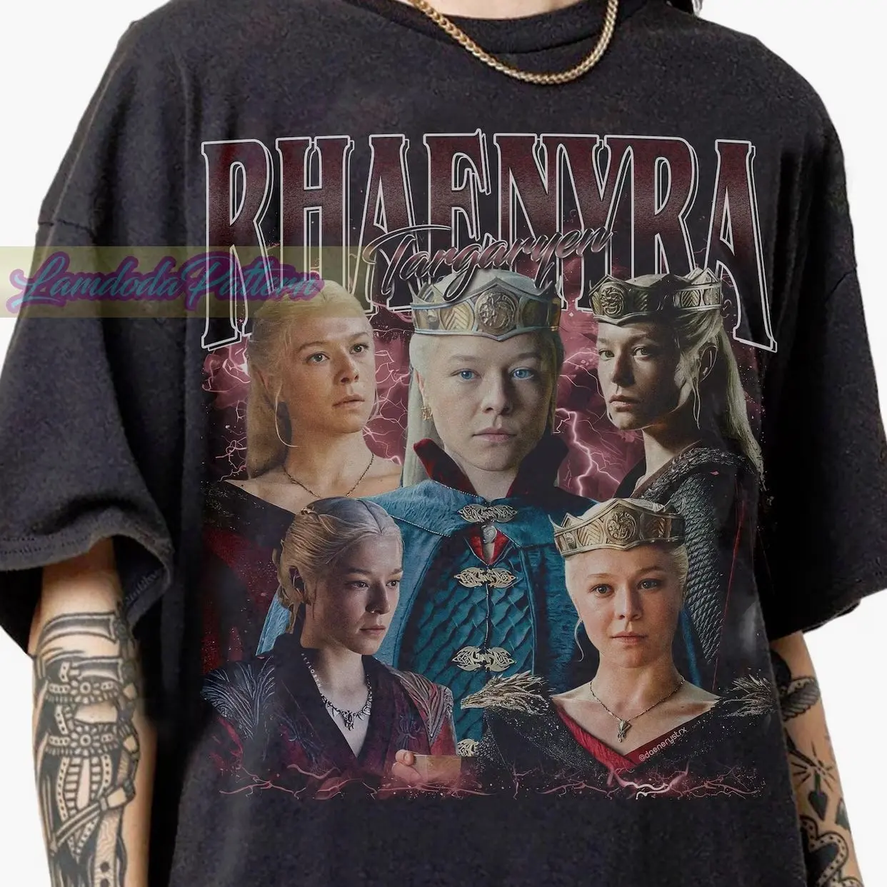 Limited Rhaenyra Targaryen 90s Bootleg Vintage TShirt, Retro Rhaenyra Targaryen Streetwear Classic Tee, Rhaenyra Targaryen Sweatshirt Gifts WDZ