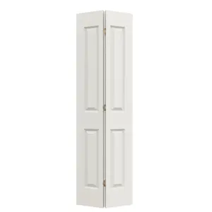 Ivanees 2-Panel Hollow Core Molded Raised Panel Door 80 Inch Height - Bifold  With 35mm Thickness