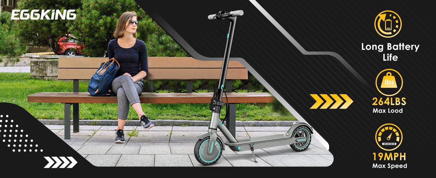 [Mother's Day flash sale] Folding Electric Scooter with a Top Speed ​​of 19 MPH，350W Motor Battery，Foldable E-Scooter with App Control & Disc Braking System for Smart APP Contro Foldable