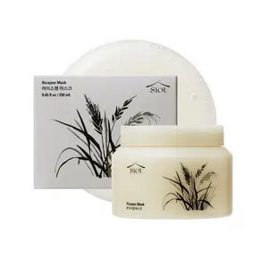 SIOT Rice Jam Mask 8.45 Ounce – Korean Icheon Rice Face & Body Mask for Deep Cleansing, Hydrating, & Radiant Skin – Natural Moisturizing & Purifying Skincare, Smooth & Soft Skin Treatment