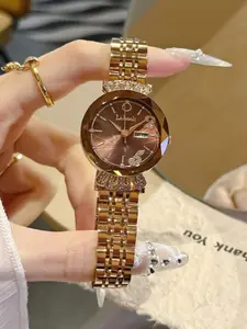 Women's Luxury Diamond Quartz Watch, Waterproof Scratch-Resistant, Ideal Party Accessory, Elegant Daily Wear [813]