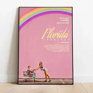 The Florida Project Poster - Sean Baker - Minimalist Movie Poster - Vintage Retro Art Print - Custom Poster - Wall Art Print - Home Decor