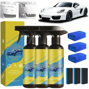 3PC Nano Quick Coat Restore,Quick Effect Coating Agent for Car,2026 Advanced Automobile Quick Coat Restore Spray,Car coating Spray for Dust Proof and Glazing Effects,Quick Shine for Auto Exterior
