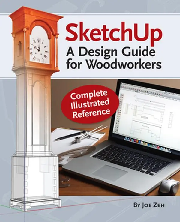 USED Book - Sketchup - A Design Guide for Woodworkers: Complete Illustrated Reference by Zeh, Joe (Paperback) - english