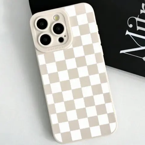 Checkerboard Pattern Phone Case, Anti-drop Cellphone Protective Case, Total Protective Shockproof Mobile Phone Cover for iPhone 15 Pro Max 14 13, Casing, Smartphone, Stylish Shockproof Cover, TPU Smartphone Casing, Shockproof Cellphone Accessory
