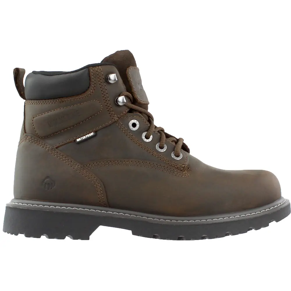 Wolverine Mens Floorhand 6 Inch Waterproof Soft Toe Work/Duty - Brown Wolverine Mens Floorhand 6 Inch Waterproof Soft Toe Work/Duty - Brown