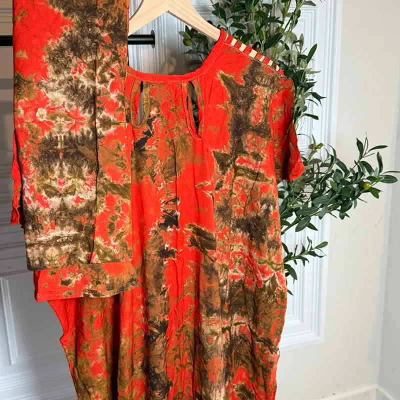 2-Piece Somali Dirac Dress with Matching Shawl – Free Size