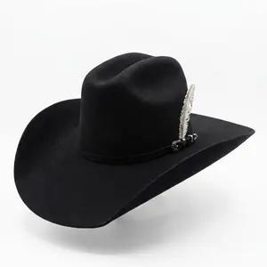 Men's Black Texas Cowboy Western Hat - Country Style, Rancher Design, Wide-Brimmed Casual Outdoor Accessory, Casual Outdoor Hat