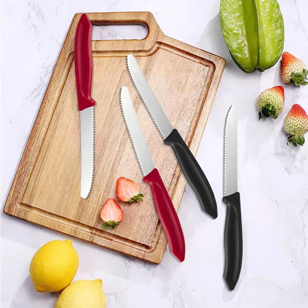 6pcs High Quality Table Knives Set, Multi-Purpose Knife Set for Dining & Cooking, Dishwasher Safe, Perfect for Various Occasions
