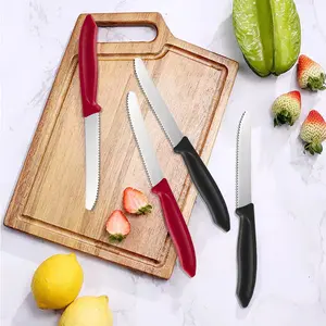 6pcs High Quality Table Knives Set, Multi-Purpose Knife Set for Dining & Cooking, Dishwasher Safe, Perfect for Various Occasions