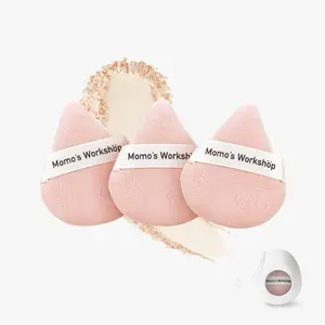 Momo’s WorkshopRosy  Reverie Velour Smoothie Puff- Rosy Pixie、Baking Makeup Setting Essentials、Oil Control & Detail Touch-ups、 Loose powder、Setting powder、 Blush、Baking & Blending Loose Powder、3pcsPuffs & Storage Case