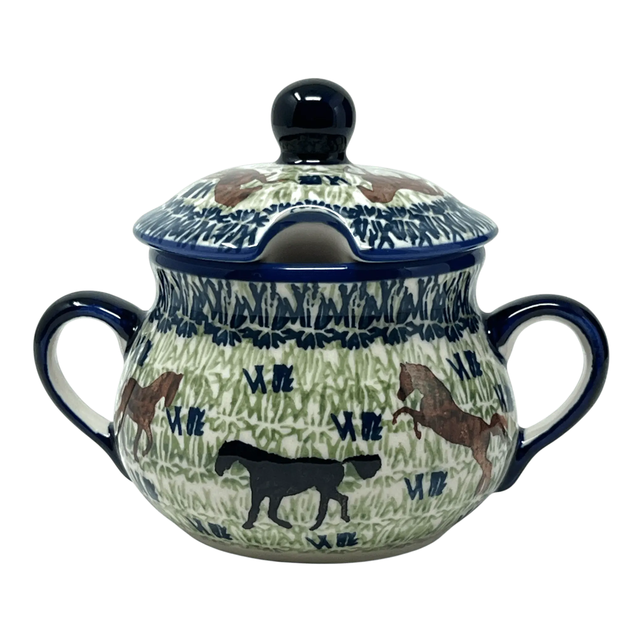 Bowl, Round, Sugar Bowl, 3.5" in "On the Range" by Manufaktura | C015U-INK2