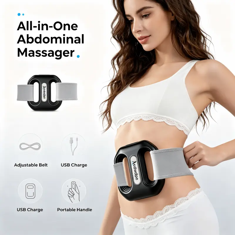 Electric Deep Tissue Massage Tool Household massager, used to massage the abdomen, back, shoulders and neck to relax muscles all over the body, an ideal holiday gift for parents and friends