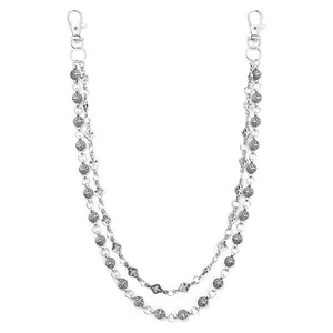 Gothic Pants Chain - Double-Layer Punk Hip Hop Waist Keychain Accessory for Jeans, Wallets, and Streetwear Women Men