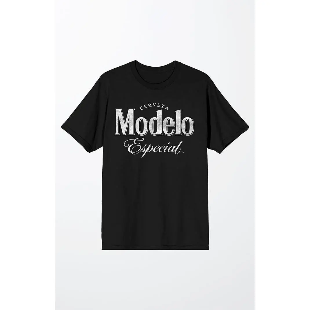 PacSun Men's Black Modelo Classic Logo T-Shirt