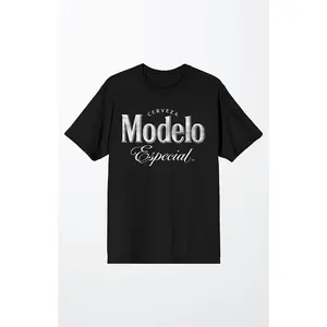 PacSun Men's Black Modelo Classic Logo T-Shirt