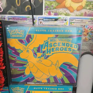 Pokémon Ascended Heroes ETB Elite Trainer Box Mega Evolution Trading Card Game Collectible