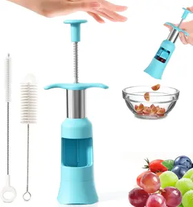 [Limited time deal] Grape Cutter Slicer for Toddlers Grape Slicer, Cuts Grape & Tomato & Blueberry Toddler Essentials, Fruit Cutter with 2 Types of Slicing