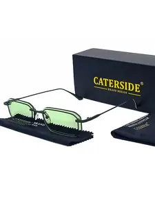 Vintage Tinted Lens Sunglasses, Trendy Casual Sunglasses for Everyday Use, Fashion Accessories for Outdoor Activities