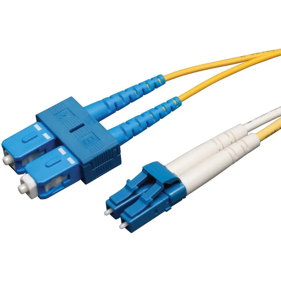 Tripp Lite Fiber Optic Cable, 2M Duplex Singlemode 8.3/125 Fiber Patch Cable (LC/SC)