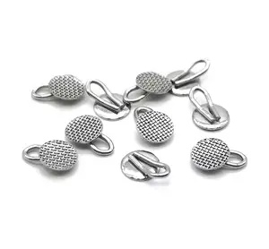 Bondable Lingual Rings Round Base 10 pcs Caplin Hooks Traction