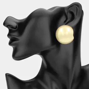 Orb Session Round Post Earrings