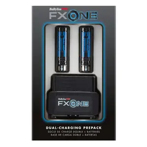BABYLISS PRO FXONE DUAL-BATTERY CHARGING PRE-PACK BUNDLE WITH BASE AND 2 BATTERIES (FXC2BPPK)