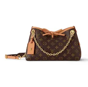 Pre-owned Louis Vuitton Monogram Carryall BB, NFC Chip Version