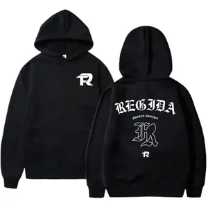 Women's Fuerza Regida Classic Tour 2-Sided Hoodie - Soft Cotton Spandex Pullover, Casual Fit, Printed Regional Mexican Streetwear, Unisex Fan Merch with Pocket