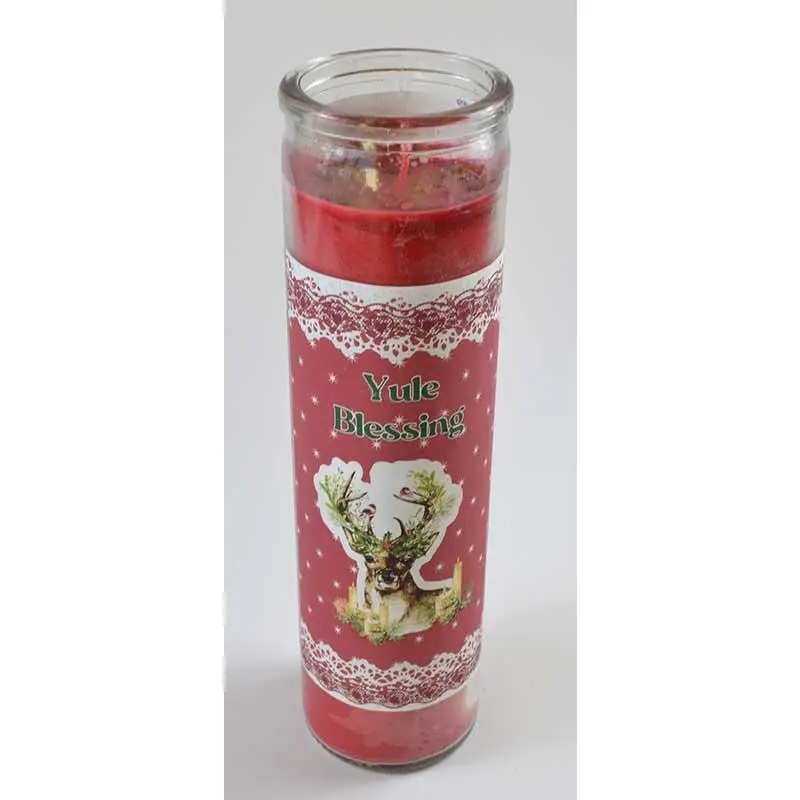Yule Blessing Candle — Winter Solstice Ritual Jar